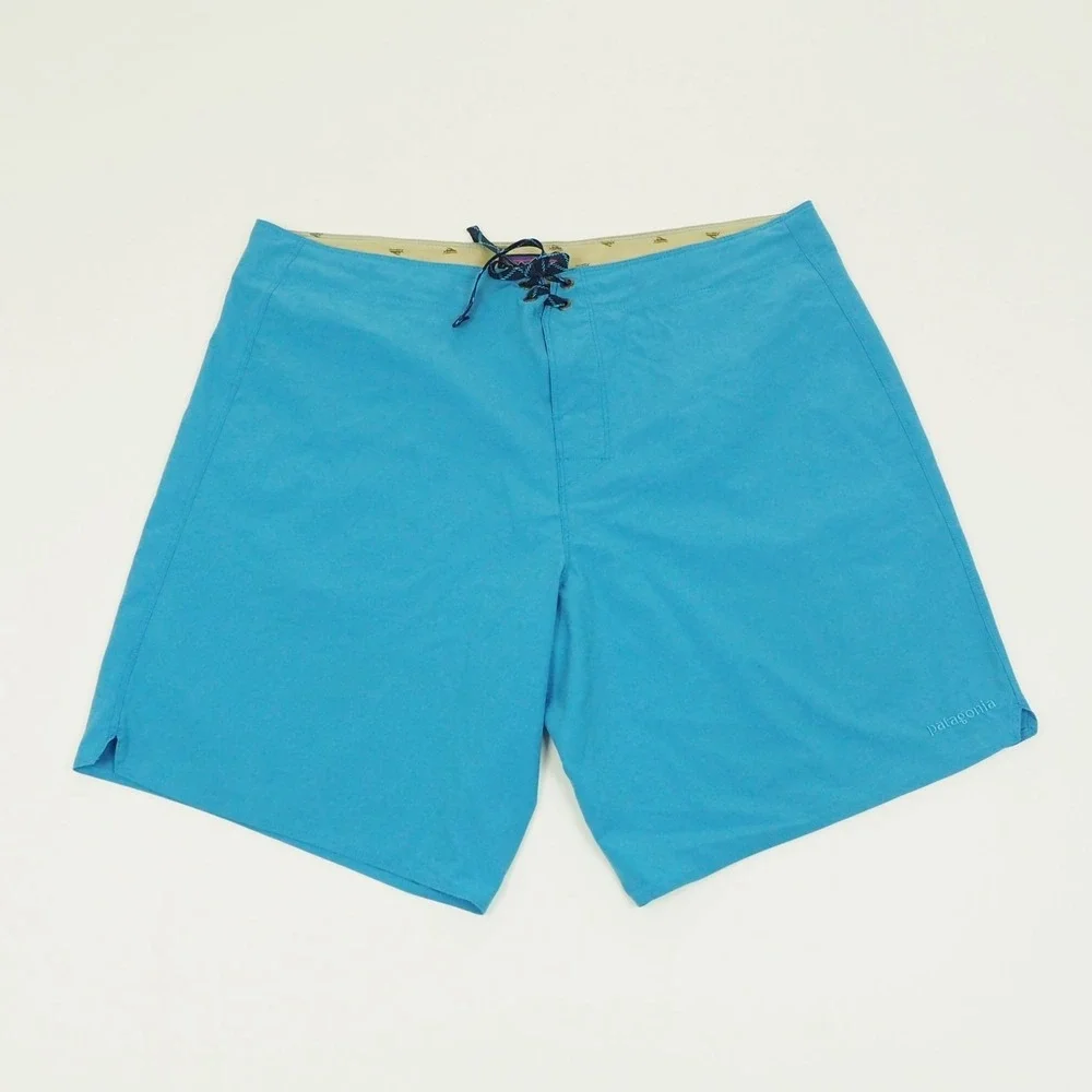 Patagonia Light & Variable Board Shorts Mens 38 Blue Surf Swim Swimsuit Beach